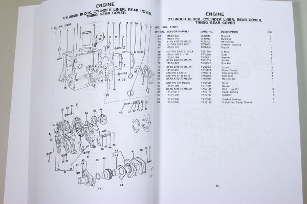 Long 260C 310C 310 310Dt Tractor Parts Assembly Manual Catalog Exploded Views - Image 9