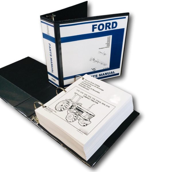 Ford 1110 1210 1310 1510 1710 1710O 1910 2110 Tractor Parts Manual Catalog Book