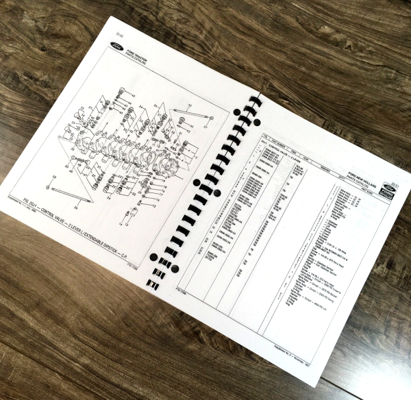Ford 745 19-863 Loader for 340 540 Tractor Service Parts Manual Set Repair Book - Image 7