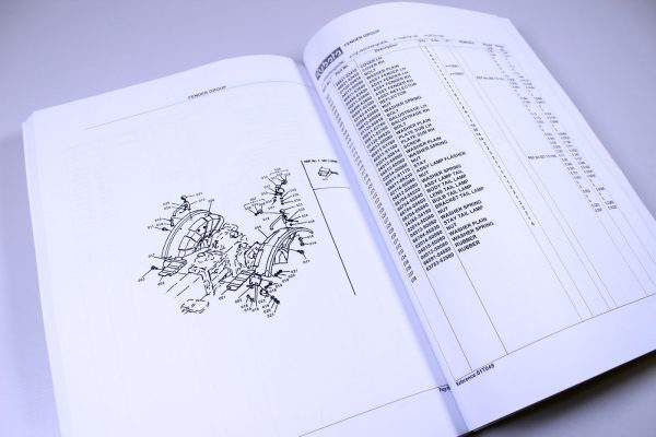 Kubota B5100D-P Tractor Parts Assembly Manual Catalog Exploded Views Numbers - Image 4