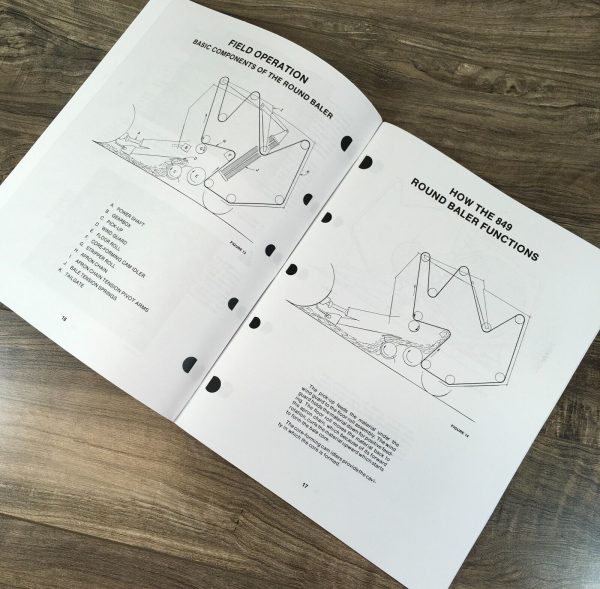 Sperry New Holland 849 Round Baler Operators Manual Owners Book Maintenance NH - Image 4