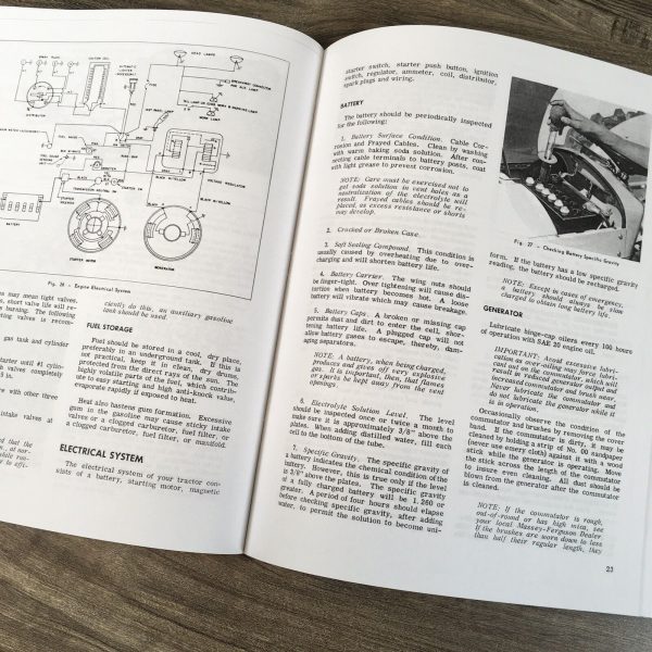 Set Massey Ferguson 202 204 Tractor Service Manual Parts Operators Repair Shop - Image 7