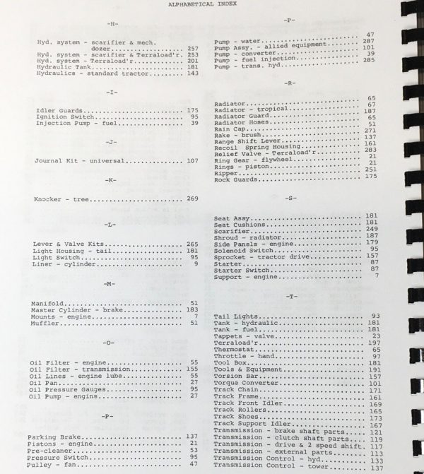 Case 800 Terratrac Crawler Manual Parts Catalog Operators Owners Set Catalog - Image 5