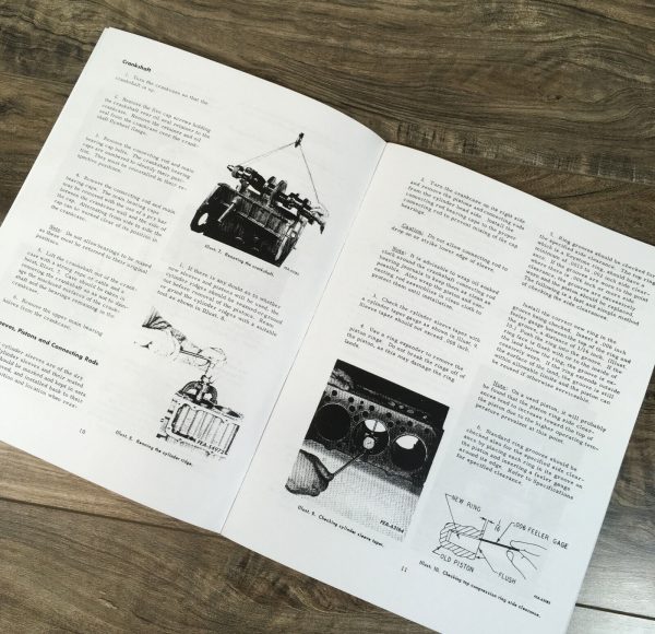 International D166 Diesel Engine For 340 Tractor Service Manual Repair Shop Set - Image 8