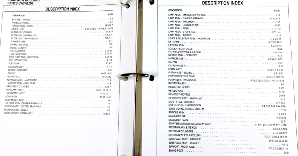 Ford 340 540 Tractor 745 Loader 765 Backhoe Service Parts Operator Manual Set - Image 5