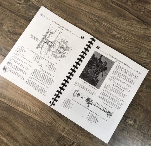 International TD-24 Gear Driven Crawler Tractor Service Parts Manual Set Repair - Image 10