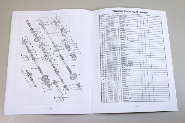 Kubota L225Dt Tractor Operators Owners/Parts Manual Diesel 3Cyl 4Wd D1100-A - Image 8