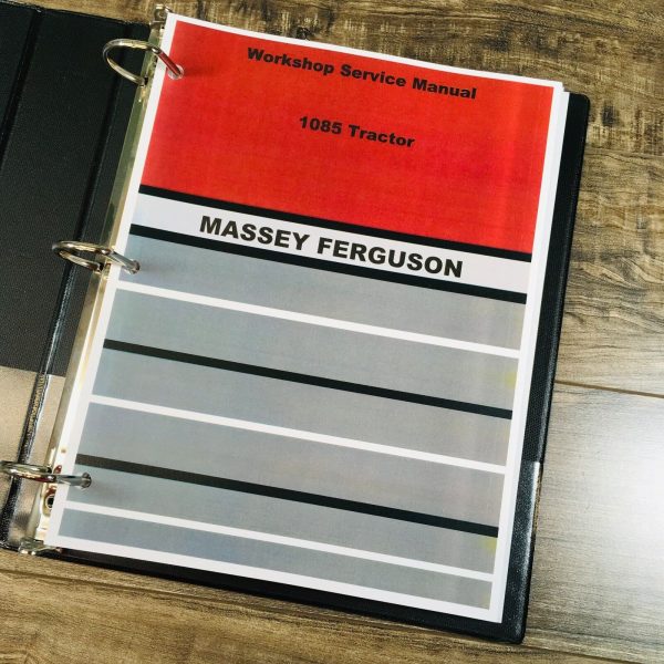 Massey Ferguson 1085 Tractor Service Manual Repair Shop Technical Workshop Book - Image 2