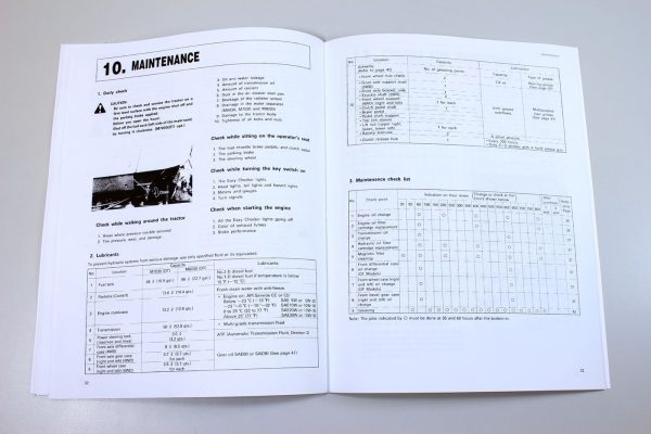 Kubota M7030 M8030 Operators Owners Manual Diesel Maintenance Specifications - Image 7