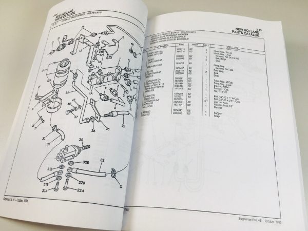 Ford 8530 8630 8730 8830 Tractor Parts Operators Manual Owners Set Book Catalog - Image 7