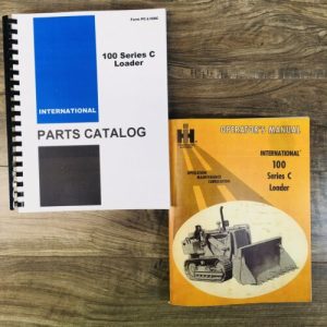 International 100C Crawler Loader Parts Operators Manual Set Catalog Owners Book