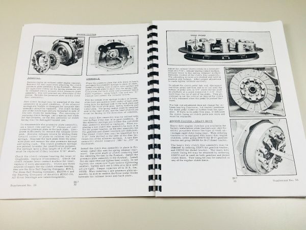 Set Allis Chalmers D-17 Series 1 Tractor Service Repair Owners Operators Manual - Image 6