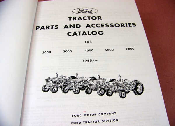 Ford 3055 3100 3120 3150 3190 3300 3310 3400 3500 Tractor Parts Manual Catalog - Image 2