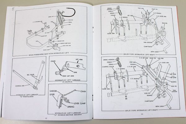 Allis Chalmers G Tractor Attachments Hydraulic Pump Owners Operators Manual - Image 5