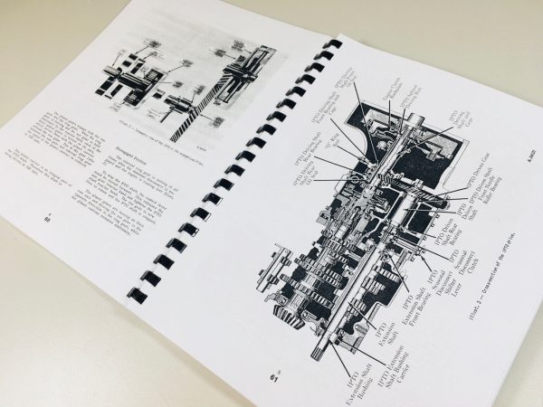 International 350 Tractor Gas Engine Chassis Service Parts Repair Manual Set - Image 9