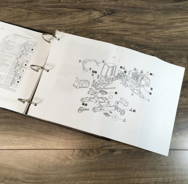 Case 888 Excavator Service Manual Parts Catalog Set Repair Shop PIN 15041-After - Image 5