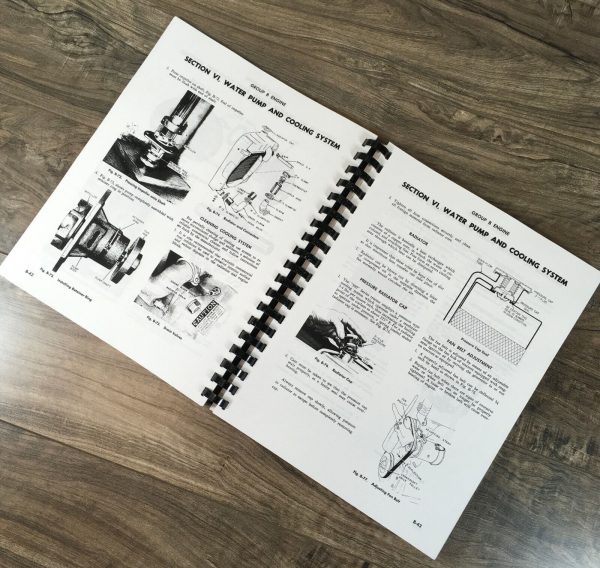 Case 302 302B Diesel Utility, High Crop Tractors Service Manual Repair Shop Book - Image 6