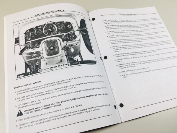 White Field Boss 2-75 Tractor Operators Manual - Image 3