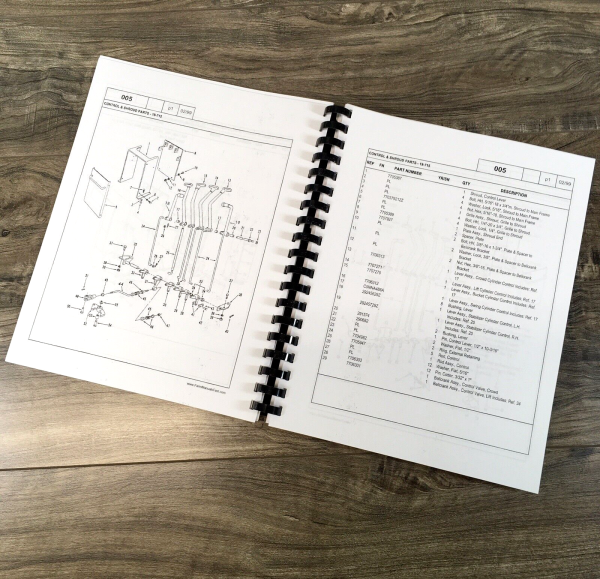 Ford 19-598 19-625 19-626 19-627 19-628 19-629 19-635 Backhoe Parts Manual - Image 5
