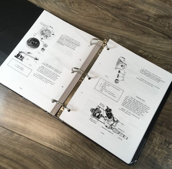 International 1440 1460 1480 Combine Service Manual Set Repair Shop Book - Image 9