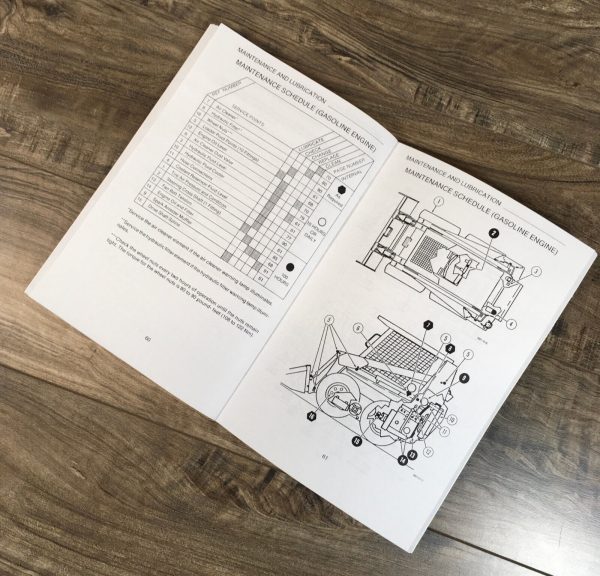 Case 1835C Skid Steer Uni-Loader Service Manual Parts Catalog Operators Set - Image 7