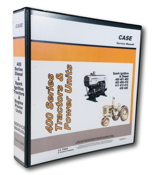 Case 410 411 412 413 420 425 Tractor Service Manual Repair Overhaul Power Units