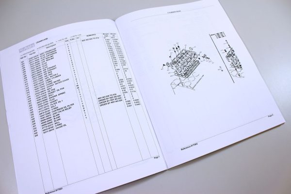 Kubota B6100Hst-E B6100 Hydrostatic 2Wd Tractor Parts Assembly Manual Catalog - Image 2