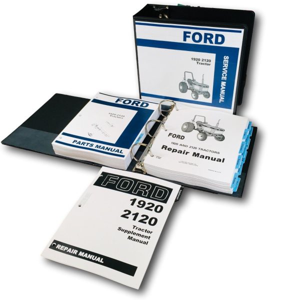 Ford 1920 Tractor Service Parts Manual Repair Shop Set Workshop Catalog Binder