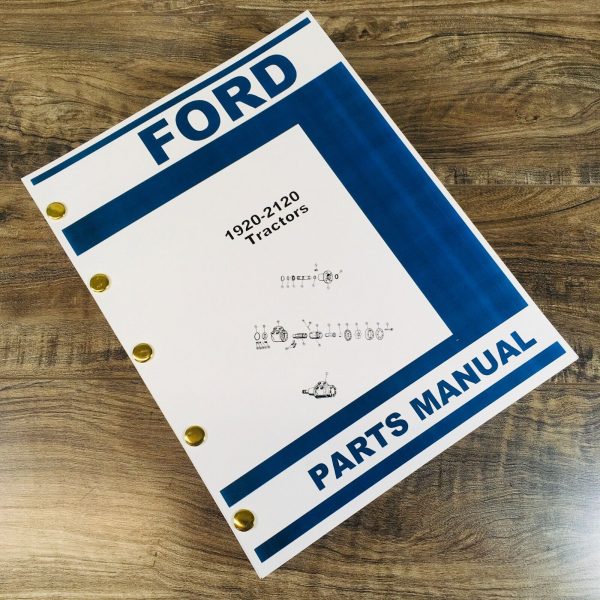 Ford 1920 2120 Tractor Parts Manual Catalog Book Assembly Schematics Views