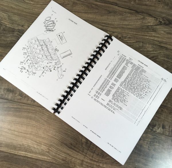 Massey Ferguson 2800 2770 Tractor Parts Manual Catalog Book Assembly Schematics - Image 4