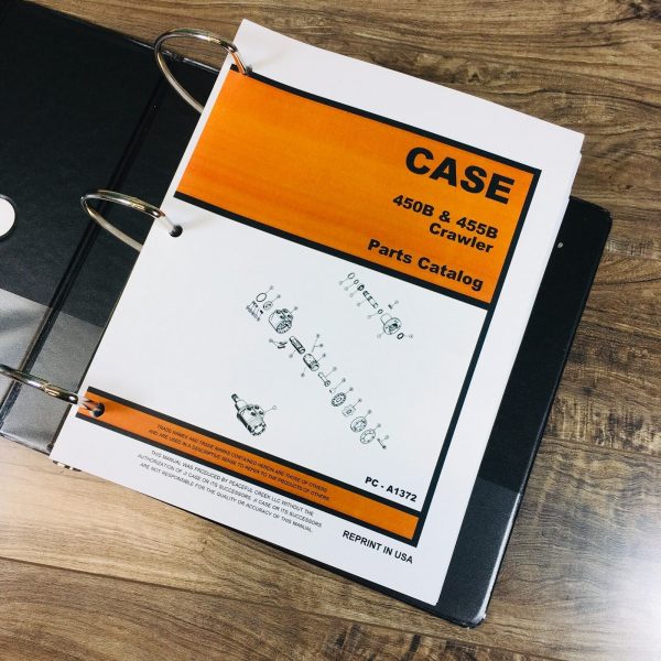 Case 450B 455B Crawler Service Manual Parts Catalog Operators Owners Repair Set - Image 11