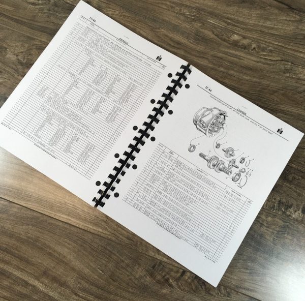 International TD-24 Gear Driven Crawler Tractor Service Parts Manual Set Repair - Image 12