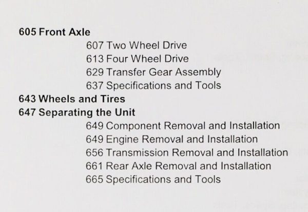 Ford 655A Tractor Loader Backhoe Service Parts Operators Manual Owners Shop Set - Image 3