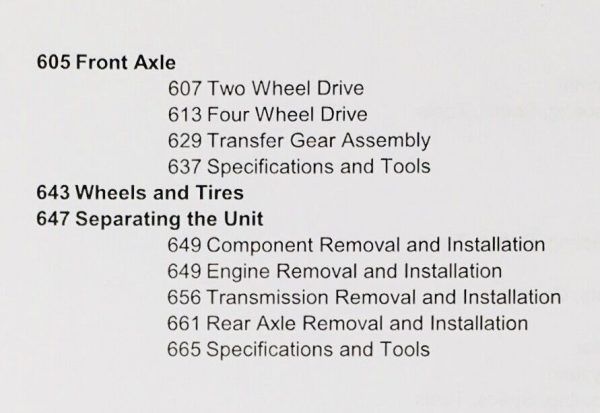 Ford 555B Tractor Loader Backhoe Service Parts Operators Manual Owners Shop Set - Image 3