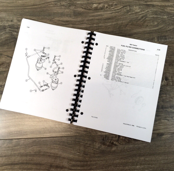 Case IH 385 Tractor Parts Manual Catalog Book Assembly Schematic SN 1807-After - Image 4