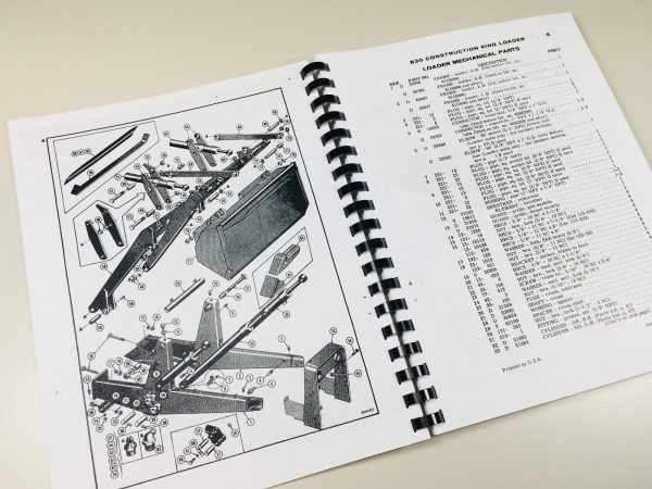 J I Case Model 32 & 32S Backhoe & 32 Loader 530Ck Tractor Parts Catalog Manual - Image 3