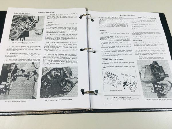 Massey Ferguson 85 88 Super 90 Tractor Service Repair Manual Shop Book In Binder - Image 10