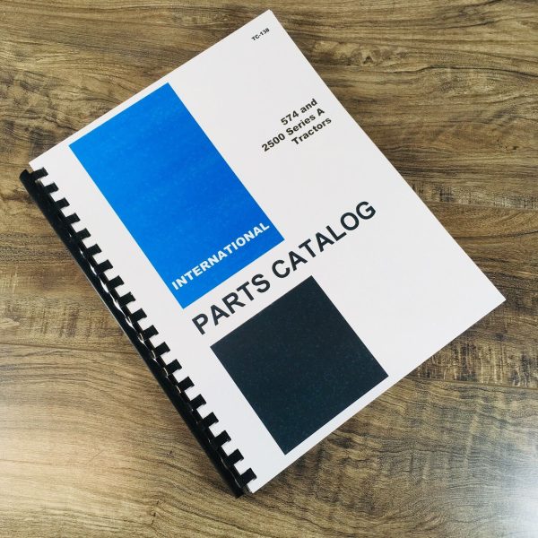 International 2500A Lo-Boy 2050A Tractors Parts Catalog Manual Assembly