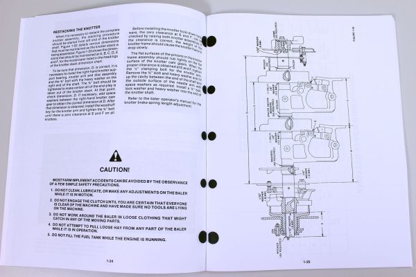 New Holland Twine Knotter Small Square Hay Baler Service Manual 273 278 310 315 - Image 7