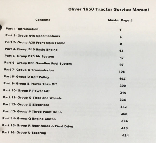 Oliver 1655 Tractor Service Parts Operators Manual Set Repair Workshop Shop Book - Image 2