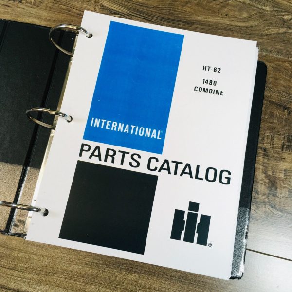 Case IH International 1480 Combine Service Parts Operators Manual Set Repair - Image 11