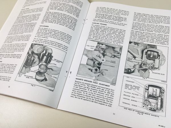 Wisconsin Acn Bkn Engine Service Repair Instruction Operators Parts Manual Book - Image 5