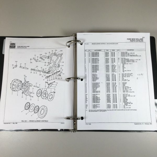 Ford 340 340A 340B Loader Backhoe Tractor Service Repair Parts Manual Shop Books - Image 7