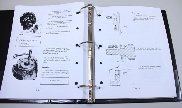 International 1586 Tractor Service Manual Part Catalog Chassis Engine Repair Set - Image 10