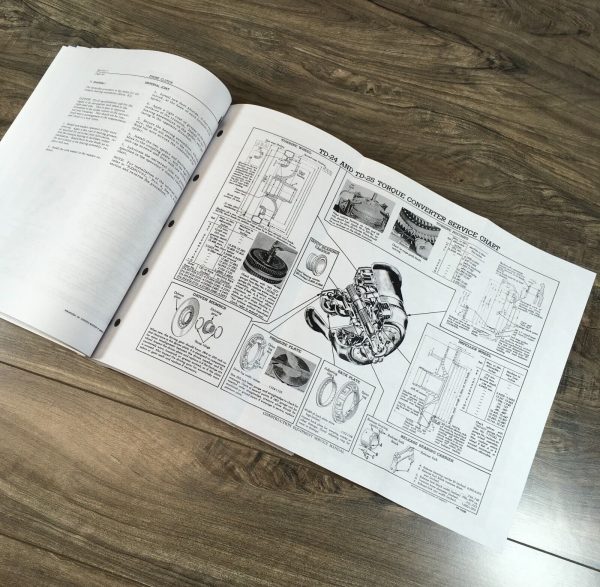 International TD-25 250 Series Crawler Tractor Service Manual Set Repair Book - Image 11
