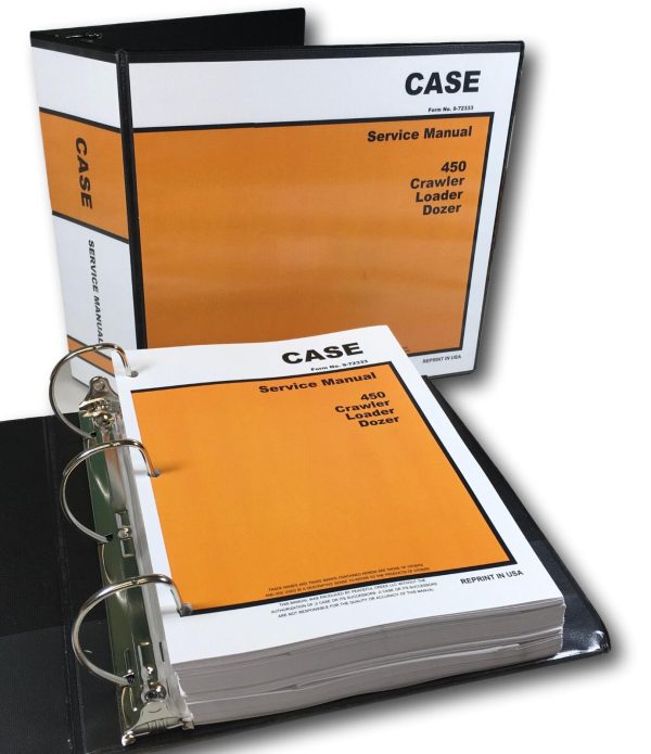 Case 450 Crawler Bulldozer Loader Dozer Service Repair Manual Shop Book 898Pgs!! - Image 12