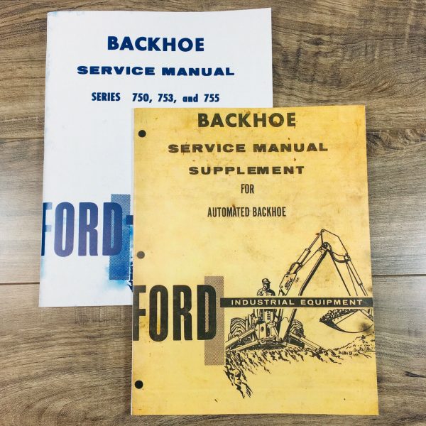 Ford 19-480 19-481 19-482 Backhoe Service Manual Set Repair Shop Technical Book