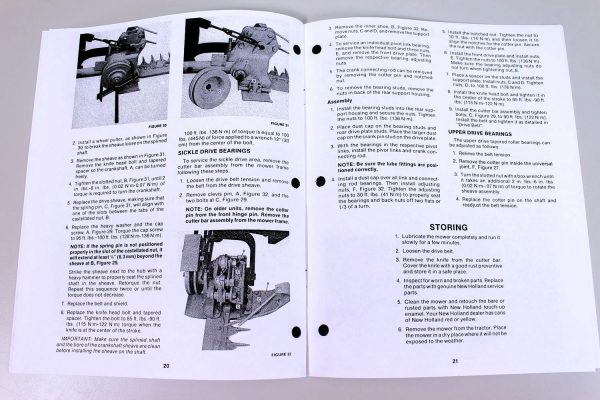 New Holland 451 - 456 Sickle Bar Mower Operators Manual Owners Manual Service - Image 5