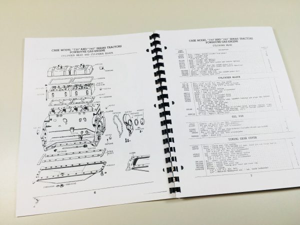 Case 730 731 732 733 734 Tractor Service Parts Operators Manual Prior To 8253500 - Image 11