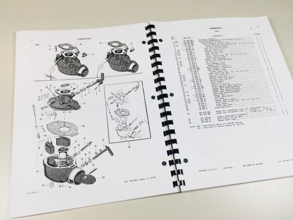 Massey Ferguson Mf Super 90 Tractor Parts Catalog Manual Book Exploded View - Image 5